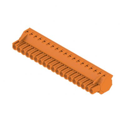 WEIDMULLER BLZP 5.08HC/19/225 SN OR BX Wtyk PCB (złącze wiązki), 5.08 mm, Liczba biegunów: 19, Przyłącze z jarzmem 1946420000 /18szt./ (1946420000)
