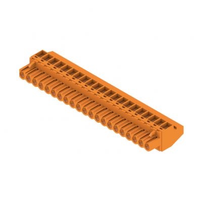 WEIDMULLER BLZP 5.08HC/21/90 SN OR BX Wtyk PCB (złącze wiązki), 5.08 mm, Liczba biegunów: 21, Przyłącze z jarzmem 1948200000 /12szt./ (1948200000)