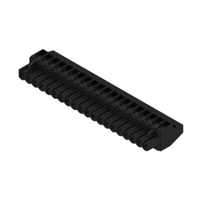 WEIDMULLER BLZP 5.08HC/20/90 SN BK BX Wtyk PCB (złącze wiązki), 5.08 mm, Liczba biegunów: 20, Przyłącze z jarzmem 1948420000 /18szt./ (1948420000)