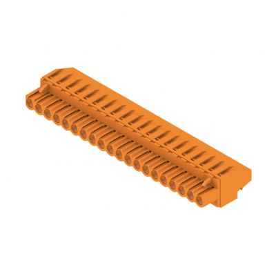 WEIDMULLER BLZP 5.08HC/20/270 SN OR BX Wtyk PCB (złącze wiązki), 5.08 mm, Liczba biegunów: 20, Przyłącze z jarzmem 1948970000 /18szt./ (1948970000)