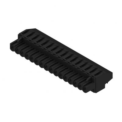 WEIDMULLER BLZP 5.08HC/16/270 SN BK BX Wtyk PCB (złącze wiązki), 5.08 mm, Liczba biegunów: 16, Przyłącze z jarzmem 1949160000 /18szt./ (1949160000)