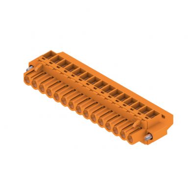 WEIDMULLER BLZP 5.08HC/15/90F SN OR BX Wtyk PCB (złącze wiązki), 5.08 mm, Liczba biegunów: 15, Przyłącze z jarzmem 1949930000 /18szt./ (1949930000)