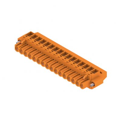 WEIDMULLER BLZP 5.08HC/16/90F SN OR BX Wtyk PCB (złącze wiązki), 5.08 mm, Liczba biegunów: 16, Przyłącze z jarzmem 1949940000 /18szt./ (1949940000)