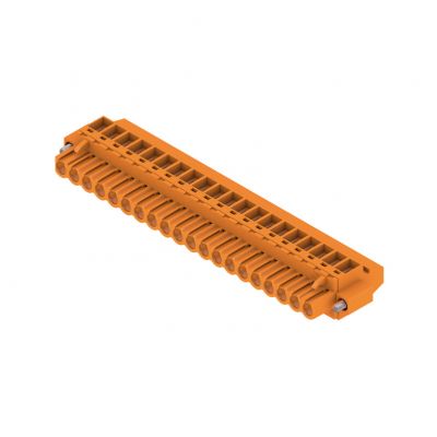 WEIDMULLER BLZP 5.08HC/20/90F SN OR BX Wtyk PCB (złącze wiązki), 5.08 mm, Liczba biegunów: 20, Przyłącze z jarzmem 1949980000 /12szt./ (1949980000)