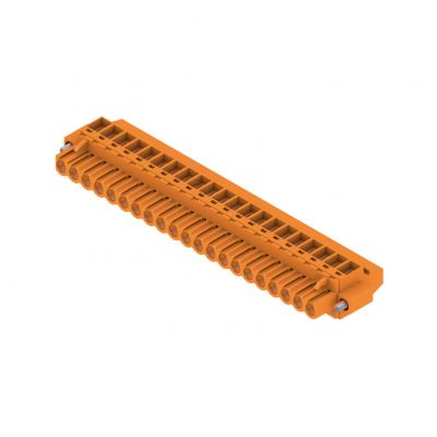 WEIDMULLER BLZP 5.08HC/21/90F SN OR BX Wtyk PCB (złącze wiązki), 5.08 mm, Liczba biegunów: 21, Przyłącze z jarzmem 1949990000 /12szt./ (1949990000)