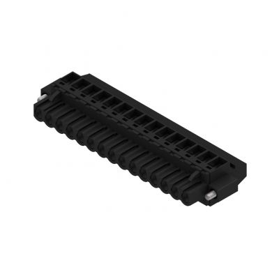 WEIDMULLER BLZP 5.08HC/15/90F SN BK BX Wtyk PCB (złącze wiązki), 5.08 mm, Liczba biegunów: 15, Przyłącze z jarzmem 1950170000 /18szt./ (1950170000)