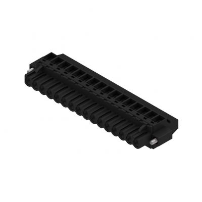 WEIDMULLER BLZP 5.08HC/16/90F SN BK BX Wtyk PCB (złącze wiązki), 5.08 mm, Liczba biegunów: 16, Przyłącze z jarzmem 1950180000 /18szt./ (1950180000)