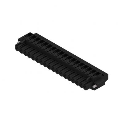 WEIDMULLER BLZP 5.08HC/18/90F SN BK BX Wtyk PCB (złącze wiązki), 5.08 mm, Liczba biegunów: 18, Przyłącze z jarzmem 1950200000 /18szt./ (1950200000)
