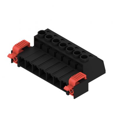 WEIDMULLER SVZ 7.62HP/07/180FC SN BK BX Wtyk PCB (złącze wiązki), 7.62 mm, Liczba biegunów: 7, Przyłącze z jarzmem 1950930000 /50szt./ (1950930000)