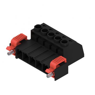 WEIDMULLER SVZ 7.62HP/05/180SFC SN BK BX Wtyk PCB (złącze wiązki), 7.62 mm, Liczba biegunów: 5, Przyłącze z jarzmem 1951020000 /50szt./ (1951020000)