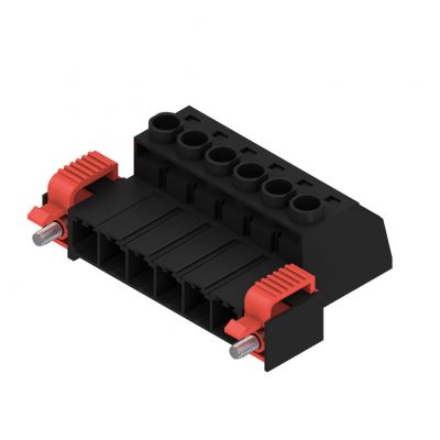 WEIDMULLER SVZ 7.62HP/06/180SFC SN BK BX Wtyk PCB (złącze wiązki), 7.62 mm, Liczba biegunów: 6, Przyłącze z jarzmem 1951030000 /50szt./ (1951030000)