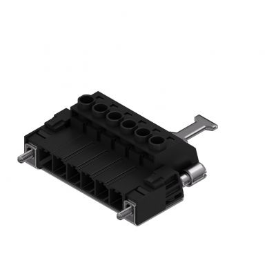 WEIDMULLER SVZ 7.62HP/06/180RSH180C SN BK BX Wtyk PCB (złącze wiązki), 7.62 mm, Liczba biegunów: 6, Przyłącze z jarzmem 1951180000 /25szt./ (1951180000)