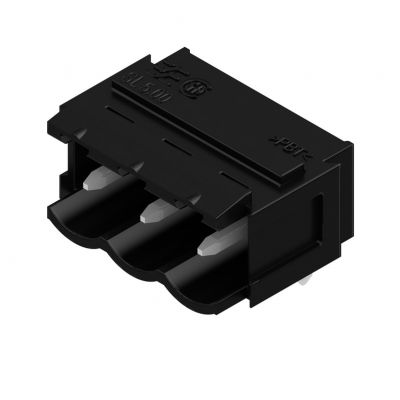 WEIDMULLER SL 5.00/04/90B 3.2SN BK BX Wtyki PCB (złącza płyty), 5.00 mm, Liczba biegunów: 4, kąt odejścia: 90° 1952200000 /100szt./ (1952200000)