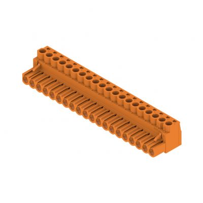 WEIDMULLER BLZP 5.00HC/20/180 SN OR BX Wtyk PCB (złącze wiązki), 5.00 mm, Liczba biegunów: 20, Przyłącze z jarzmem 1954300000 /18szt./ (1954300000)