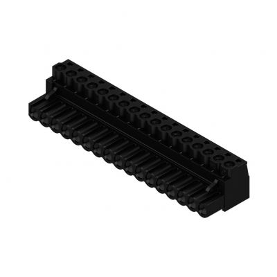 WEIDMULLER BLZP 5.00HC/17/180 SN BK BX Wtyk PCB (złącze wiązki), 5.00 mm, Liczba biegunów: 17, Przyłącze z jarzmem 1955420000 /18szt./ (1955420000)