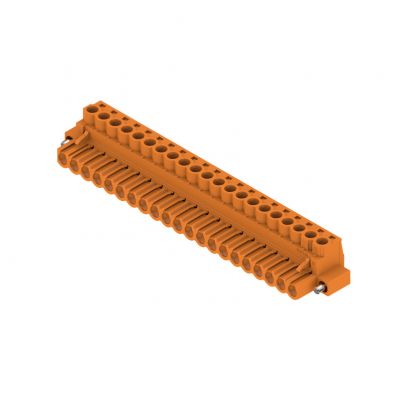 WEIDMULLER BLZP 5.00HC/21/180F SN OR BX Wtyk PCB (złącze wiązki), 5.00 mm, Liczba biegunów: 21, Przyłącze z jarzmem 1955610000 /12szt./ (1955610000)