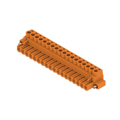 WEIDMULLER BLZP 5.00HC/18/180F SN OR BX Wtyk PCB (złącze wiązki), 5.00 mm, Liczba biegunów: 18, Przyłącze z jarzmem 1955640000 /18szt./ (1955640000)