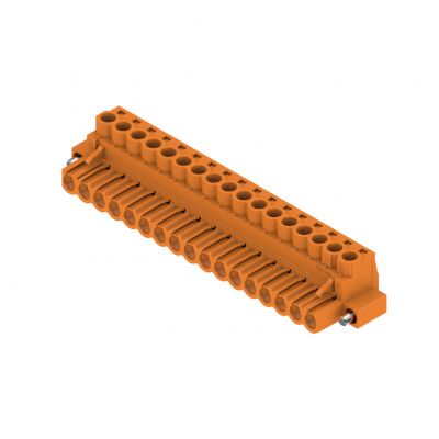 WEIDMULLER BLZP 5.00HC/17/180F SN OR BX Wtyk PCB (złącze wiązki), 5.00 mm, Liczba biegunów: 17, Przyłącze z jarzmem 1955650000 /18szt./ (1955650000)