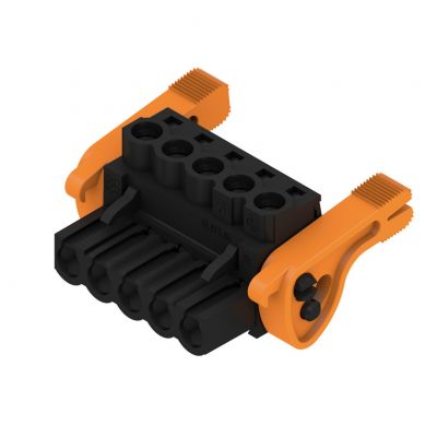 WEIDMULLER BLZP 5.00HC/05/180LR SN BK BX Wtyk PCB (złącze wiązki), 5.00 mm, Liczba biegunów: 5, Przyłącze z jarzmem 1956570000 /48szt./ (1956570000)