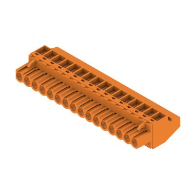 WEIDMULLER BLZP 5.00HC/16/90 SN OR BX Wtyk PCB (złącze wiązki), 5.00 mm, Liczba biegunów: 16, Przyłącze z jarzmem 1957960000 /18szt./ (1957960000)