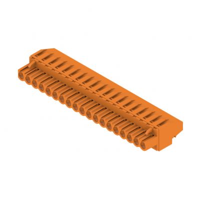 WEIDMULLER BLZP 5.00HC/19/270 SN OR BX Wtyk PCB (złącze wiązki), 5.00 mm, Liczba biegunów: 19, Przyłącze z jarzmem 1958710000 /18szt./ (1958710000)