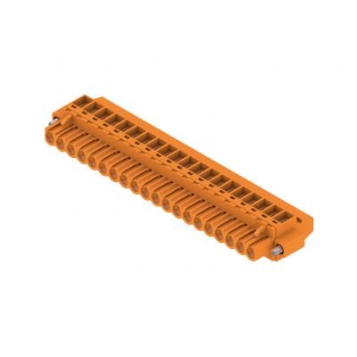 WEIDMULLER BLZP 5.00HC/20/90F SN OR BX Wtyk PCB (złącze wiązki), 5.00 mm, Liczba biegunów: 20, Przyłącze z jarzmem 1959270000 /12szt./ (1959270000)