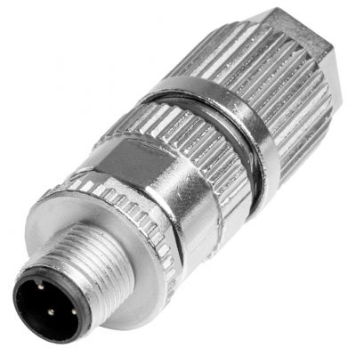 WEIDMULLER SAIS-4-IDC-EMV-M12 Wtyczka okrągła (możliwość dostosowania), złącze męskie, proste, Przyłącze zaciskowe nożowe, M12, 0.14 mm², 0.34 mm², 4 - 5.1 mm, Liczba biegunów: 4, 1962420000 /1szt./ (1962420000)