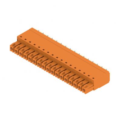 WEIDMULLER BCF 3.81/17/180 SN OR BX Wtyk PCB (złącze wiązki), listwa z gniazdami, 3.81 mm, Liczba biegunów: 17, PUSH IN, złącze sprężynowe 1969240000 /50szt./ (1969240000)