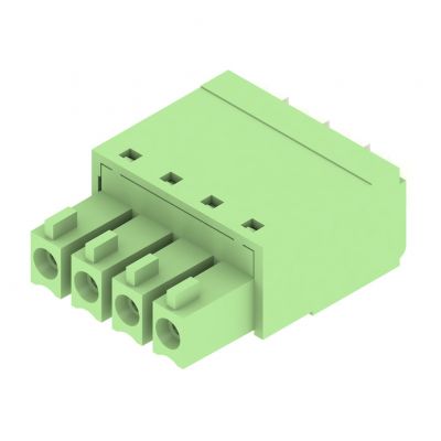 WEIDMULLER BCF 3.81/04/180 SN GN BX Wtyk PCB (złącze wiązki), listwa z gniazdami, 3.81 mm, Liczba biegunów: 4, PUSH IN, Złącze sprężynowe 1969300000 /50szt./ (1969300000)