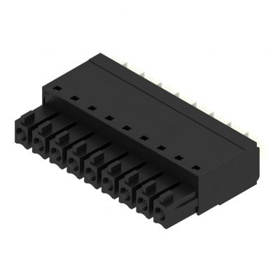 WEIDMULLER BCF 3.81/09/180 SN BK BX Wtyk PCB (złącze wiązki), listwa z gniazdami, 3.81 mm, Liczba biegunów: 9, PUSH IN, Złącze sprężynowe 1970040000 /50szt./ (1970040000)
