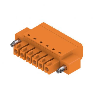 WEIDMULLER BCF 3.81/06/180F SN OR BX Wtyk PCB (złącze wiązki), listwa z gniazdami, 3.81 mm, Liczba biegunów: 6, PUSH IN, złącze sprężynowe 1970400000 /50szt./ (1970400000)