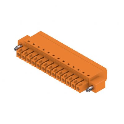 WEIDMULLER BCF 3.81/13/180F SN OR BX Wtyk PCB (złącze wiązki), listwa z gniazdami, 3.81 mm, Liczba biegunów: 13, PUSH IN, złącze sprężynowe 1970690000 /50szt./ (1970690000)