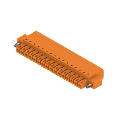 WEIDMULLER BCF 3.81/16/180F SN OR BX Wtyk PCB (złącze wiązki), listwa z gniazdami, 3.81 mm, Liczba biegunów: 16, PUSH IN, złącze sprężynowe 1970820000 /50szt./ (1970820000)