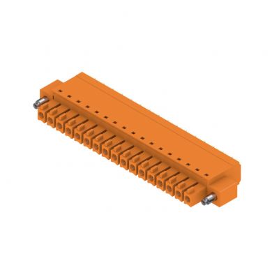 WEIDMULLER BCF 3.81/17/180F SN OR BX Wtyk PCB (złącze wiązki), listwa z gniazdami, 3.81 mm, Liczba biegunów: 17, PUSH IN, złącze sprężynowe 1970850000 /50szt./ (1970850000)