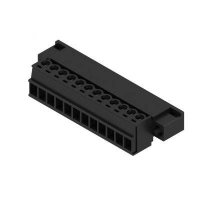 WEIDMULLER SCZ 3.81/12/180F SN BK BX Wtyk PCB (złącze wiązki), 3.81 mm, Liczba biegunów: 12, Przyłącze z jarzmem 1971520000 /50szt./ (1971520000)