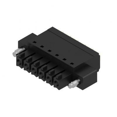 WEIDMULLER BCF 3.81/06/180F SN BK BX Wtyk PCB (złącze wiązki), listwa z gniazdami, 3.81 mm, Liczba biegunów: 6, PUSH IN, Złącze sprężynowe 1971650000 /50szt./ (1971650000)