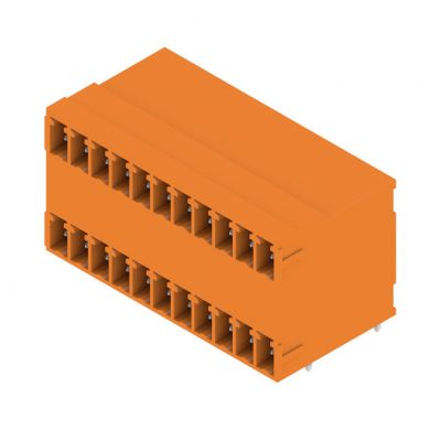 WEIDMULLER SCD 3.81/22/90G 3.2SN OR BX Wtyki PCB (złącza płyty), 3.81 mm, Liczba biegunów: 22, kąt odejścia: 90° 1972880000 /24szt./ (1972880000)