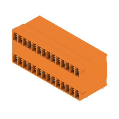 WEIDMULLER SCD 3.81/28/90G 3.2SN OR BX Wtyki PCB (złącza płyty), 3.81 mm, Liczba biegunów: 28, kąt odejścia: 90° 1972910000 /20szt./ (1972910000)