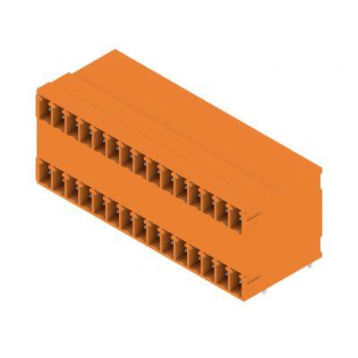 WEIDMULLER SCD 3.81/30/90G 3.2SN OR BX Wtyki PCB (złącza płyty), 3.81 mm, Liczba biegunów: 30, kąt odejścia: 90° 1972920000 /20szt./ (1972920000)