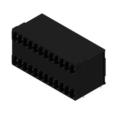 WEIDMULLER SCD 3.81/24/90G 3.2SN BK BX Wtyki PCB (złącza płyty), 3.81 mm, Liczba biegunów: 24, kąt odejścia: 90° 1973210000 /24szt./ (1973210000)