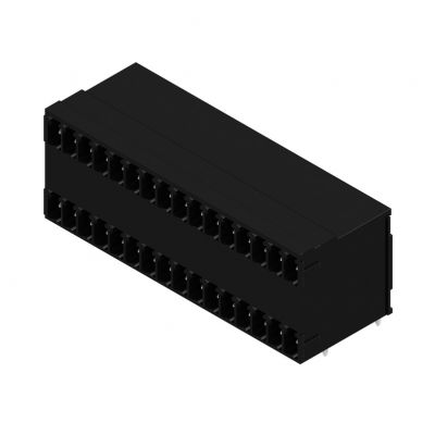 WEIDMULLER SCD 3.81/32/90G 3.2SN BK BX Wtyki PCB (złącza płyty), 3.81 mm, Liczba biegunów: 32, kąt odejścia: 90° 1973250000 /16szt./ (1973250000)