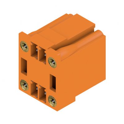WEIDMULLER SCD 3.81/04/90F 3.2SN OR BX Wtyki PCB (złącza płyty), 3.81 mm, Liczba biegunów: 4, kąt odejścia: 90° 1973260000 /50szt./ (1973260000)
