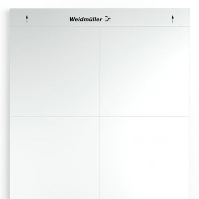 WEIDMULLER LM MT300 105/105 SI Oznaczenie urządzenia, samoprzylepny, 105 mm, poliester, bez PVC, srebrny 1975160000 /10szt./ (1975160000)