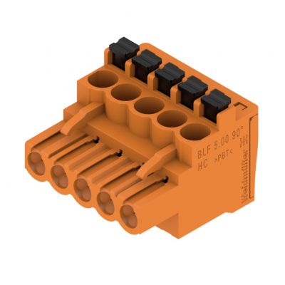 WEIDMULLER BLF 5.00HC/05/90 SN OR BX Wtyk PCB (złącze wiązki), 5.00 mm, Liczba biegunów: 5, PUSH IN, Złącze sprężynowe 1980200000 /72szt./ (1980200000)