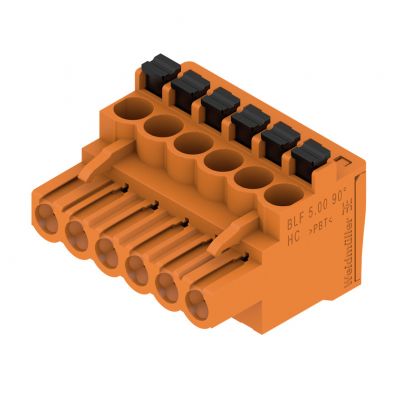 WEIDMULLER BLF 5.00HC/06/90 SN OR BX Wtyk PCB (złącze wiązki), 5.00 mm, Liczba biegunów: 6, PUSH IN, Złącze sprężynowe 1980210000 /60szt./ (1980210000)