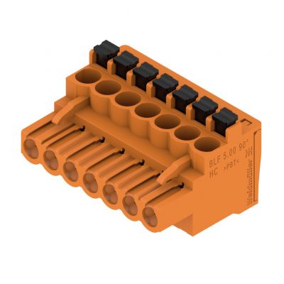 WEIDMULLER BLF 5.00HC/07/90 SN OR BX Wtyk PCB (złącze wiązki), 5.00 mm, Liczba biegunów: 7, PUSH IN, Złącze sprężynowe 1980220000 /48szt./ (1980220000)