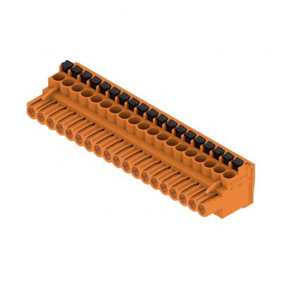 WEIDMULLER BLF 5.00HC/19/90 SN OR BX Wtyk PCB (złącze wiązki), 5.00 mm, Liczba biegunów: 19, PUSH IN, Złącze sprężynowe 1980340000 /18szt./ (1980340000)