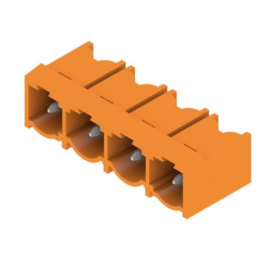 WEIDMULLER SL 7.62HP/04/90G 3.2SN OR BX Wtyki PCB (złącza płyty), 7.62 mm, Liczba biegunów: 4, kąt odejścia: 90° 1980390000 /100szt./ (1980390000)