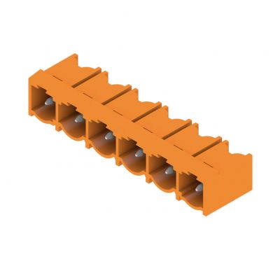 WEIDMULLER SL 7.62HP/06/90G 3.2SN OR BX Wtyki PCB (złącza płyty), 7.62 mm, Liczba biegunów: 6, kąt odejścia: 90° 1980410000 /50szt./ (1980410000)