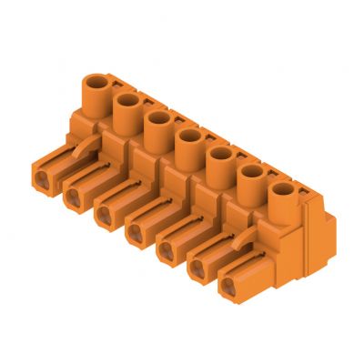 WEIDMULLER BLZ 7.62HP/07/180 SN OR BX Wtyk PCB (złącze wiązki), 7.62 mm, Liczba biegunów: 7, Przyłącze z jarzmem 1980530000 /50szt./ (1980530000)